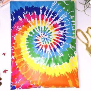 20 Tie Dye 10x13 designer poly mailer